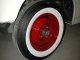 closeup of new tire